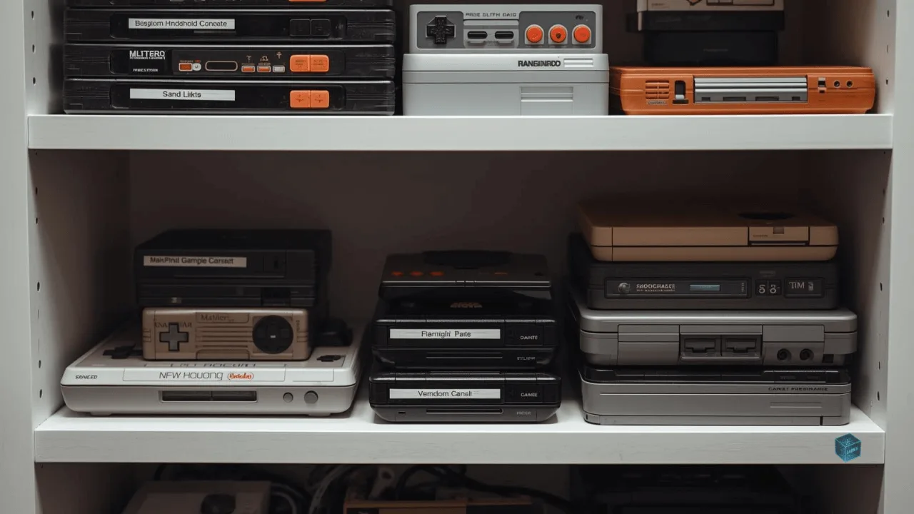 Collection of vintage game cartridges symbolizing retro game preservation in 2026