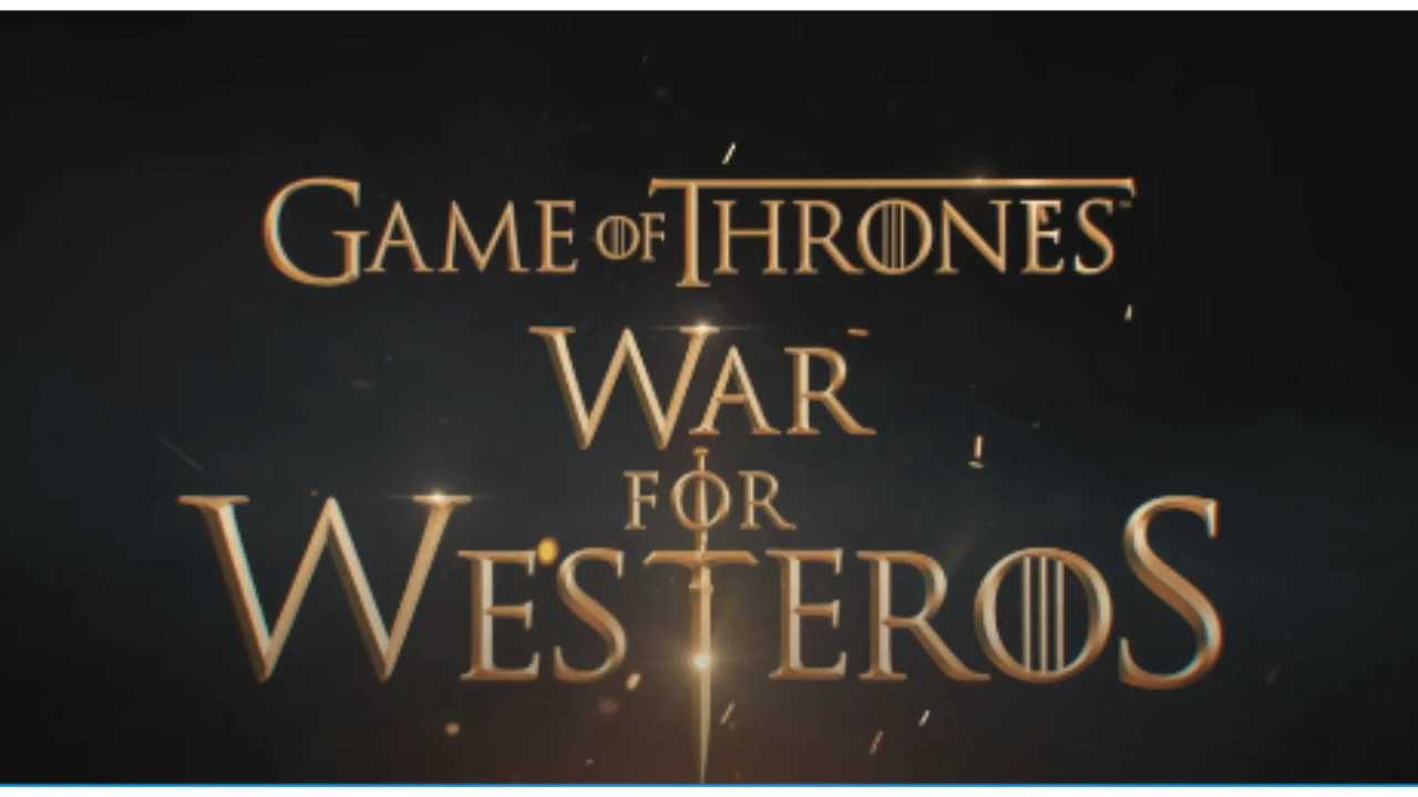 Game of Thrones War for Westeros 2026 fantasy scene with dragons and armies battling for the Iron Throne – Warner Bros. Games.