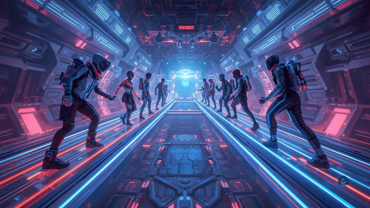 Gamers from PlayStation, Xbox, PC, and mobile uniting in a futuristic digital arena symbolizing the end of console wars in 2026.